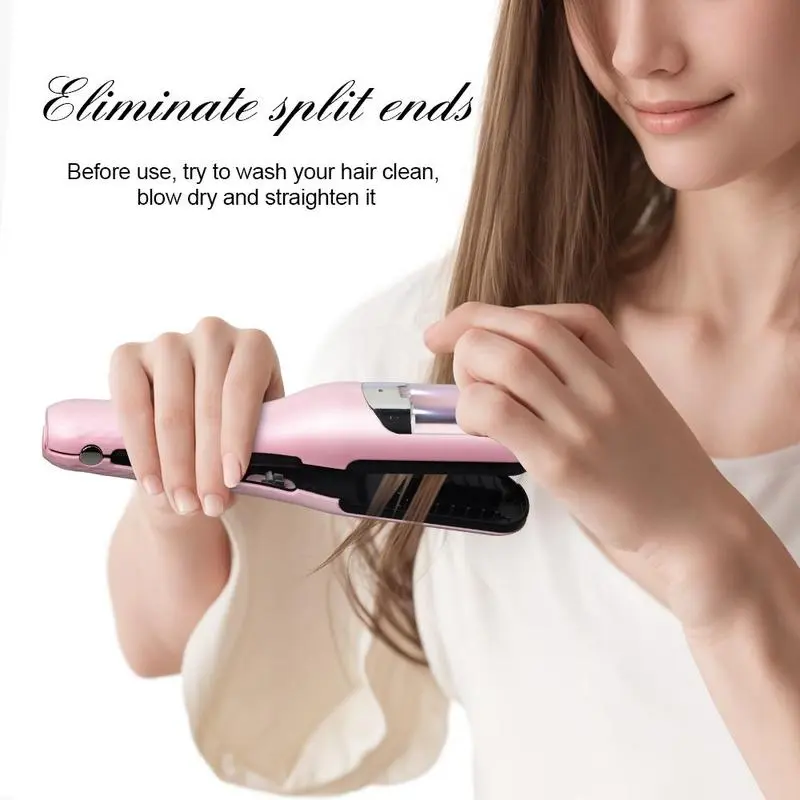 Original Cordless Split End Hair Trimmer for Dry Damaged Brittle Curly Frizzy or Straight Hair Battery Operated Home Styling Tool for Split Ends, Hair Care, Fried Hair