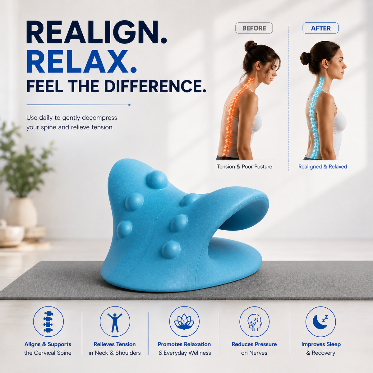NeckEase™️ Cervical Support Pillow