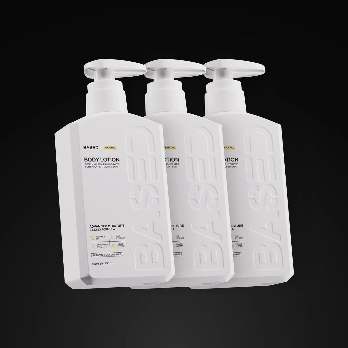 BASED Body Lotion | Advanced Moisture Binding, Deeply Nourished, Visibly Radiant | Simple, Effective, BASED.
