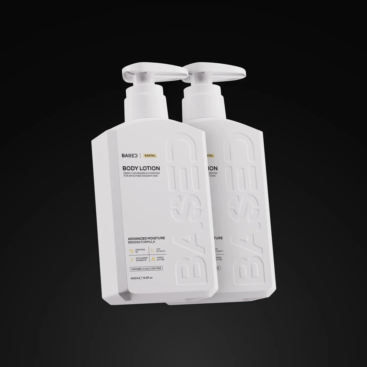 BASED Body Lotion | Advanced Moisture Binding, Deeply Nourished, Visibly Radiant | Simple, Effective, BASED.