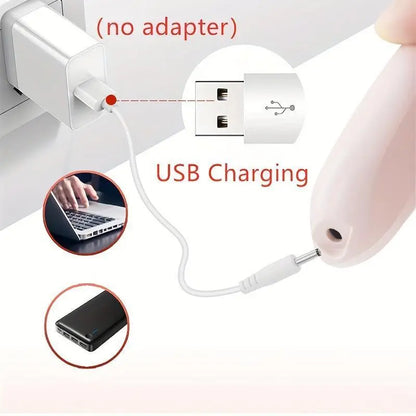 Electric Feet Callus Remover, Electronic Foot File Pedicure Tools,Waterproof Foot Scrubber File,Pedi Foot Care for Dead,Hard Cracked Dry Skin Manicure Nail Nail Care Cutics Nail Art White Compact Daily Footcallusremover Nail Drill Electric Foot File