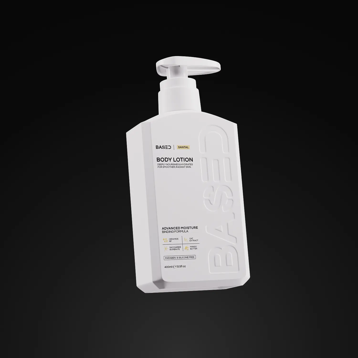 BASED Body Lotion | Advanced Moisture Binding, Deeply Nourished, Visibly Radiant | Simple, Effective, BASED.