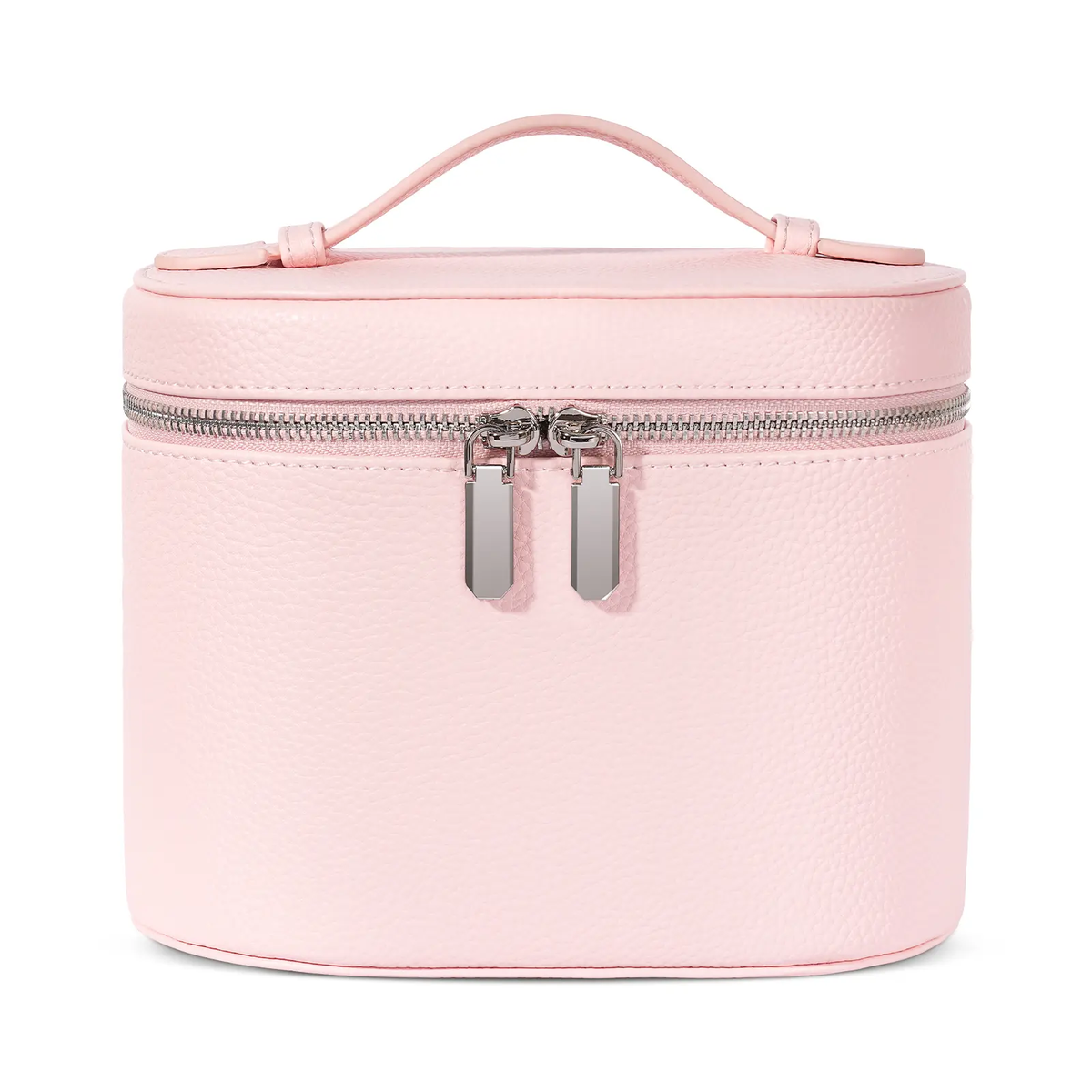 Trending Makeup Organizer Bag with Removable Divider – Portable Travel Toiletry Cosmetic Case for Women and Girls – PU Material Vanity Storage Box Compact Makeup Bag